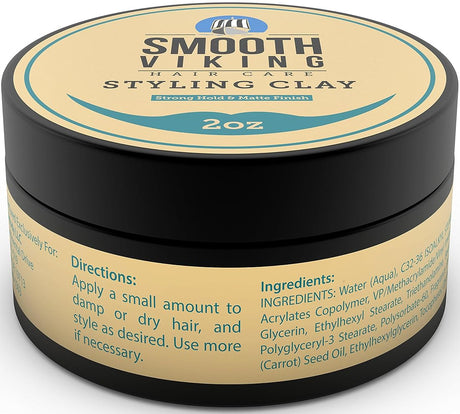 Hair Styling Clay para hombres - Crema moldeadora flexible