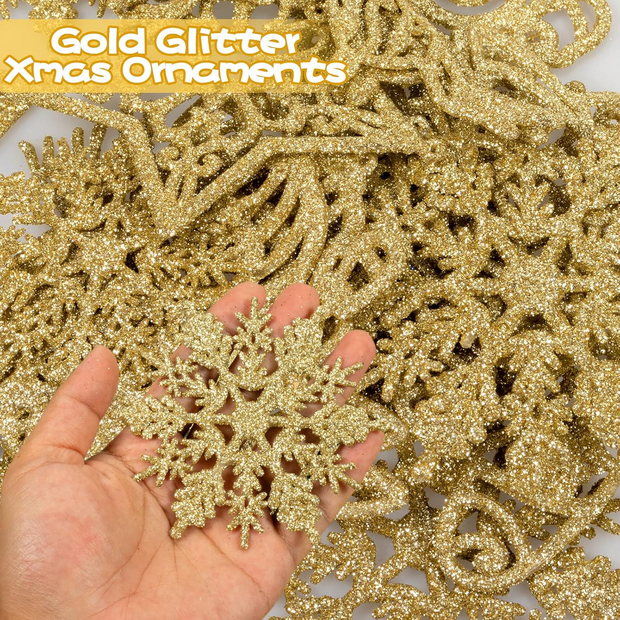 Juego de 42 Adornos de Árbol de Navidad - Decoración Festiva