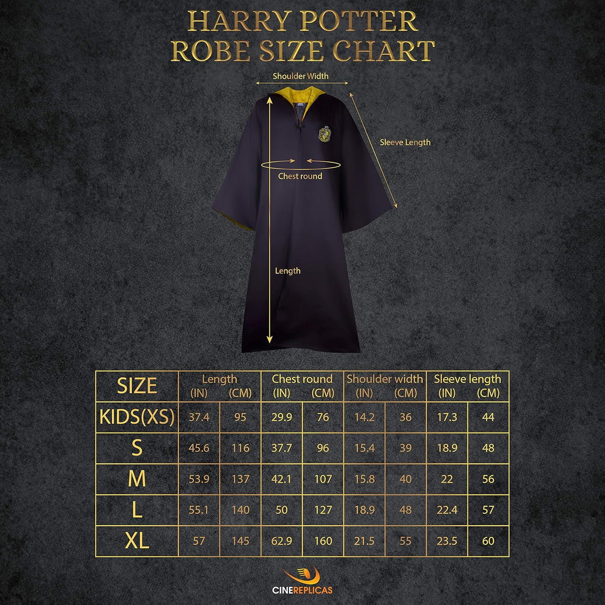 Disfraces Túnica de Harry Potter talla XS