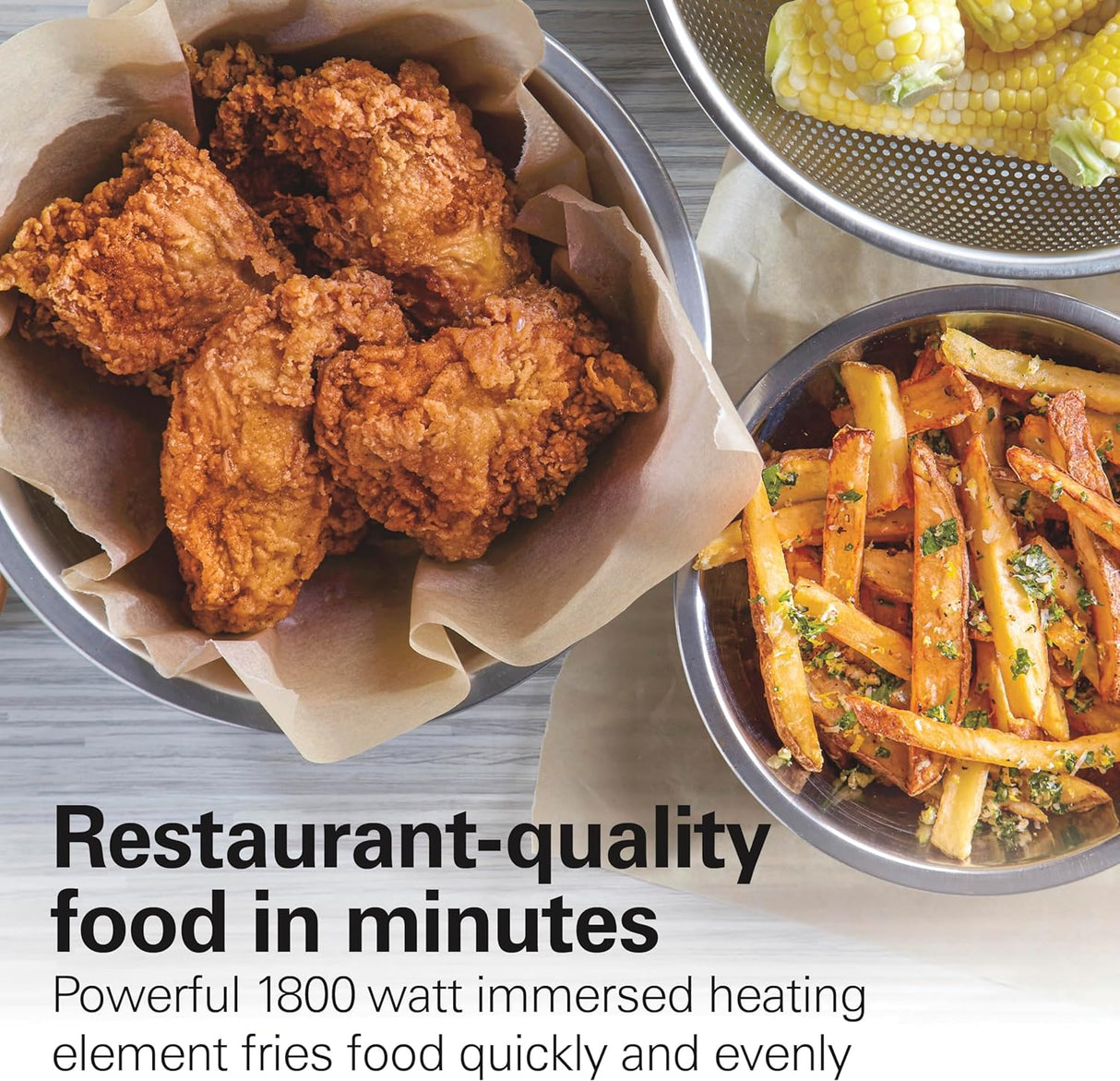 Freidora con 2 cestas para freír Hamilton Beach 35036