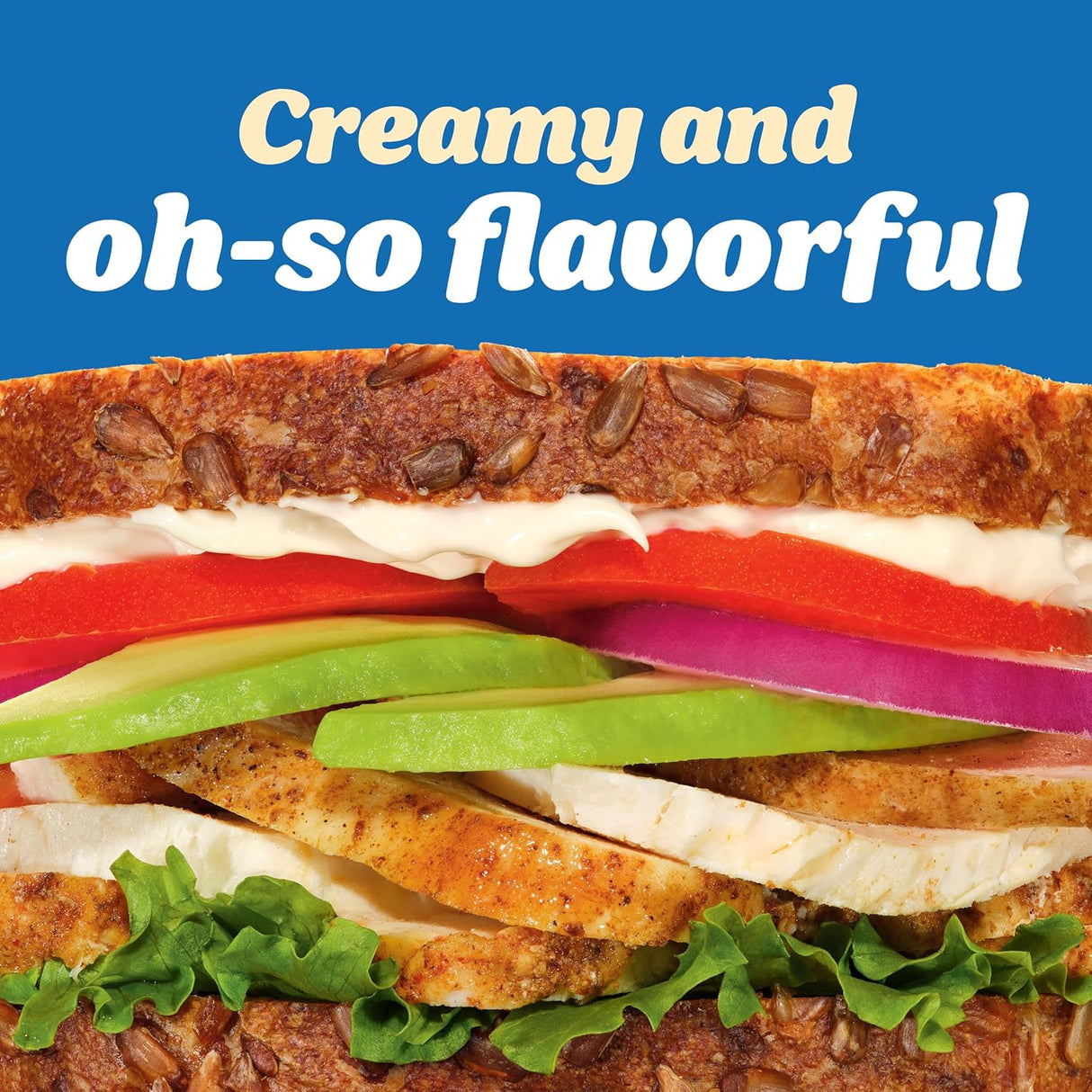 Mayonesa Kraft Real Cremosa y Suave, 12 fl oz botella