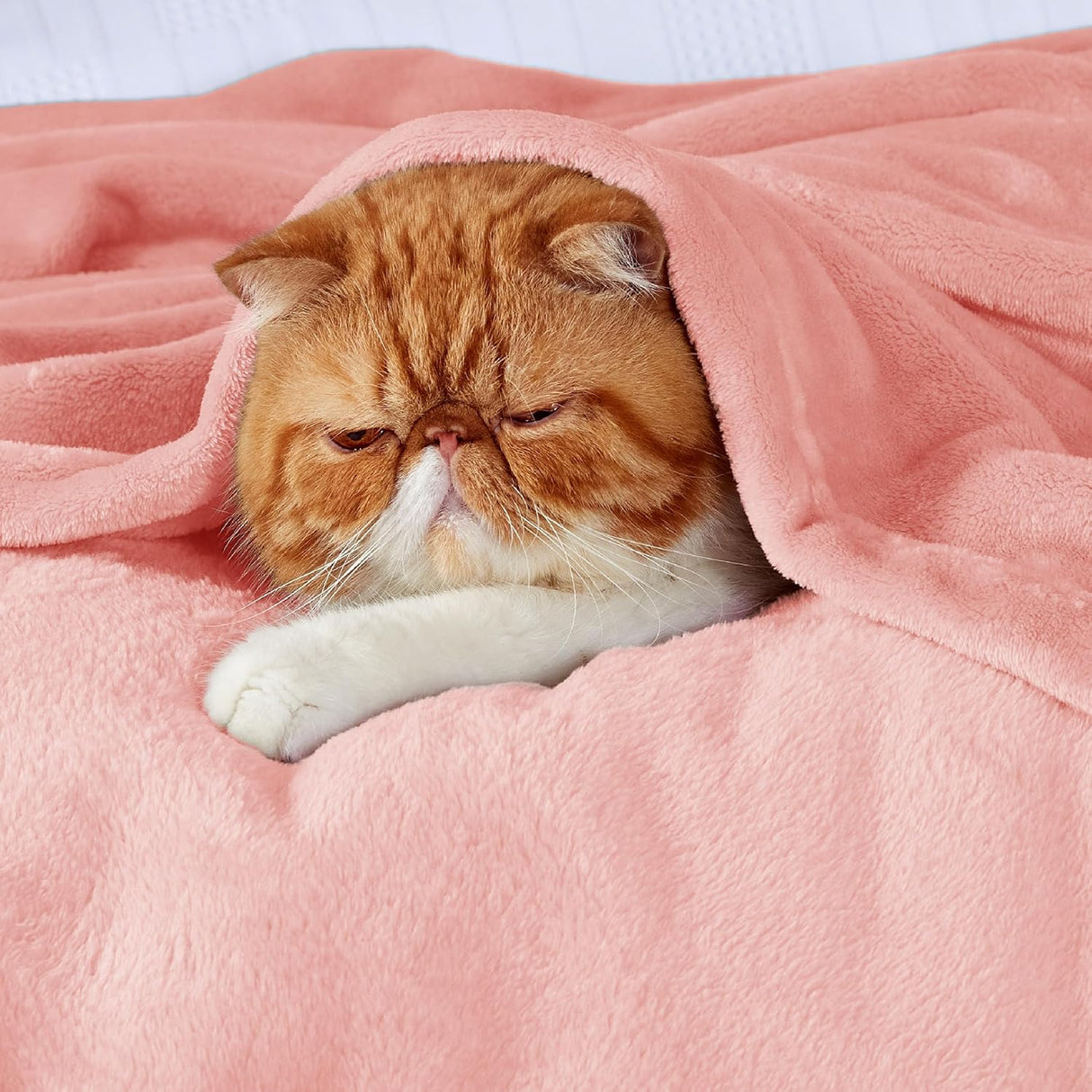 Manta Fleece Bedsure 50x60 Pulgadas Suave y Ligera para Sofá