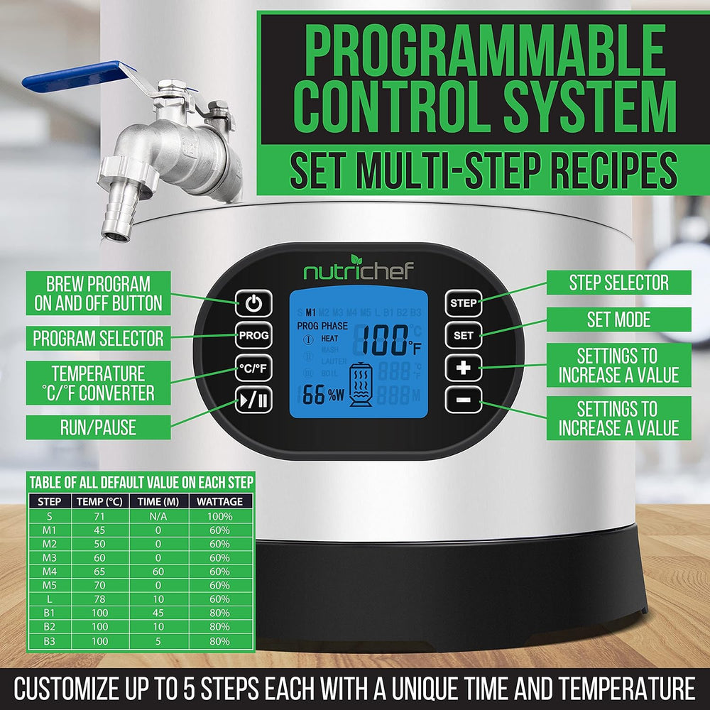 Dispensador de Cerveza para el hogar NUTRICHEF PKBRKTL150