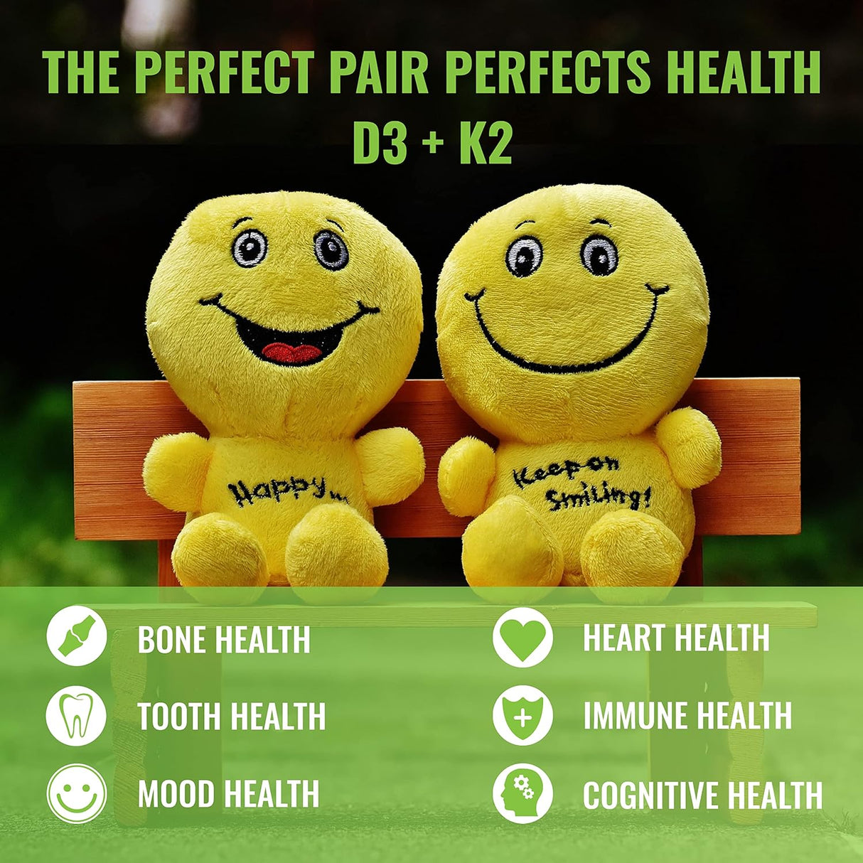 Suplementos Vitamina liposomal D y K Sin OMG sin gluten 365