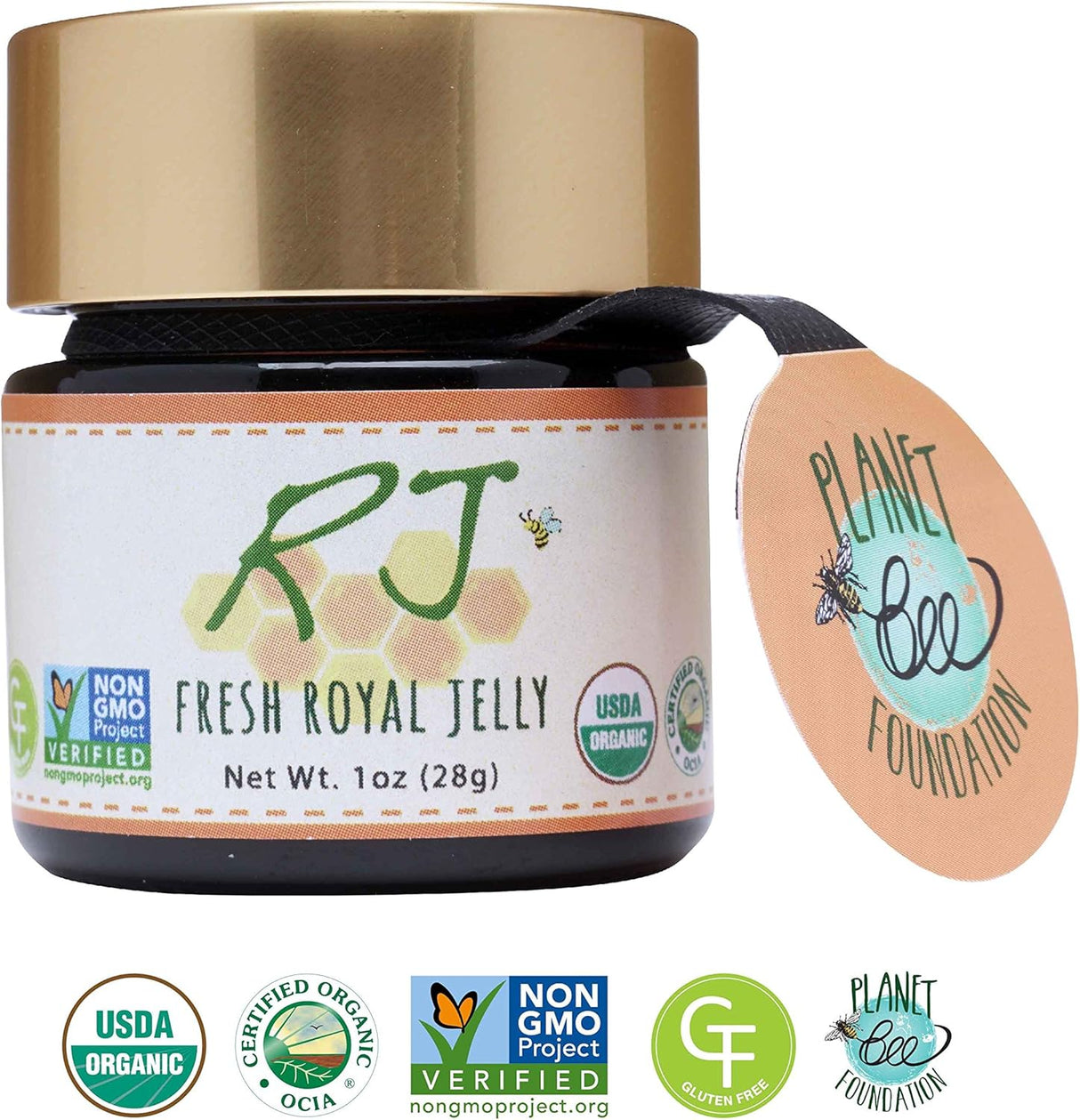 Suplementos Alimenticios Jalea real fresca orgánica, 100%