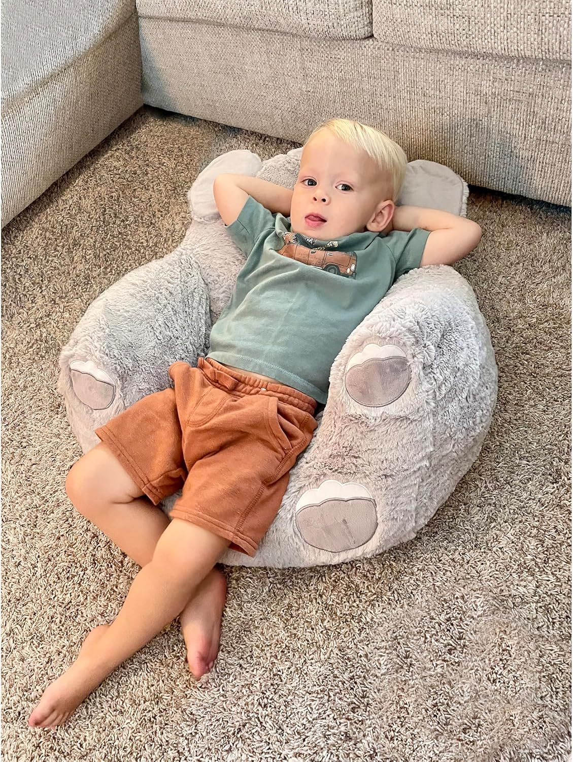 Silla de elefante para niños pequeños.Cuddo Buddies .