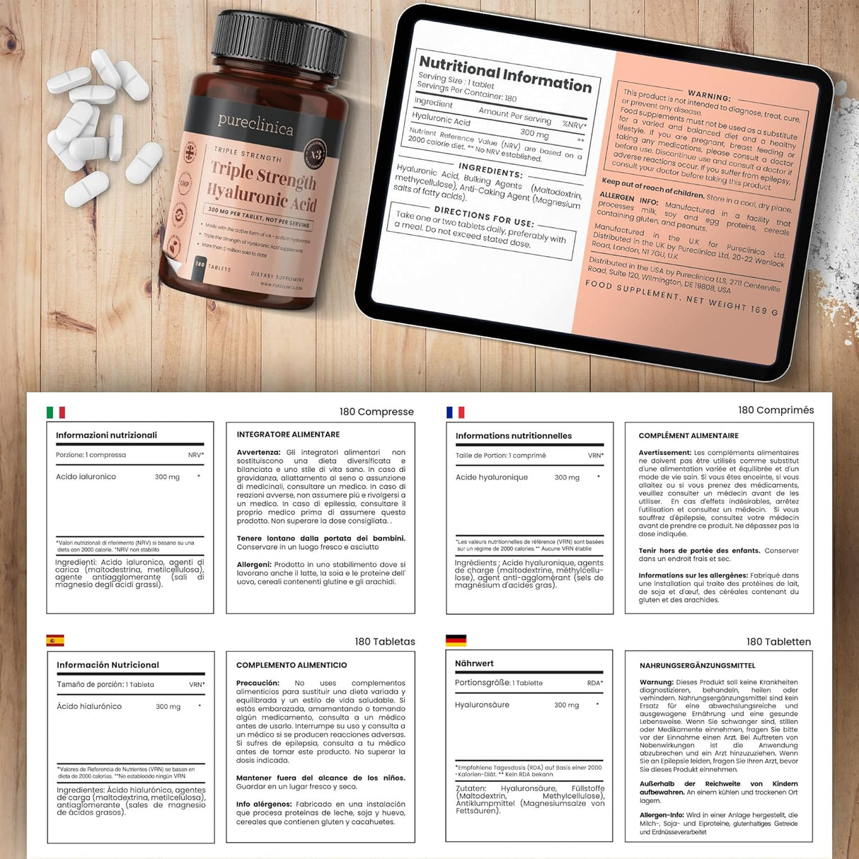 Ácido hialurónico con triple fuerza