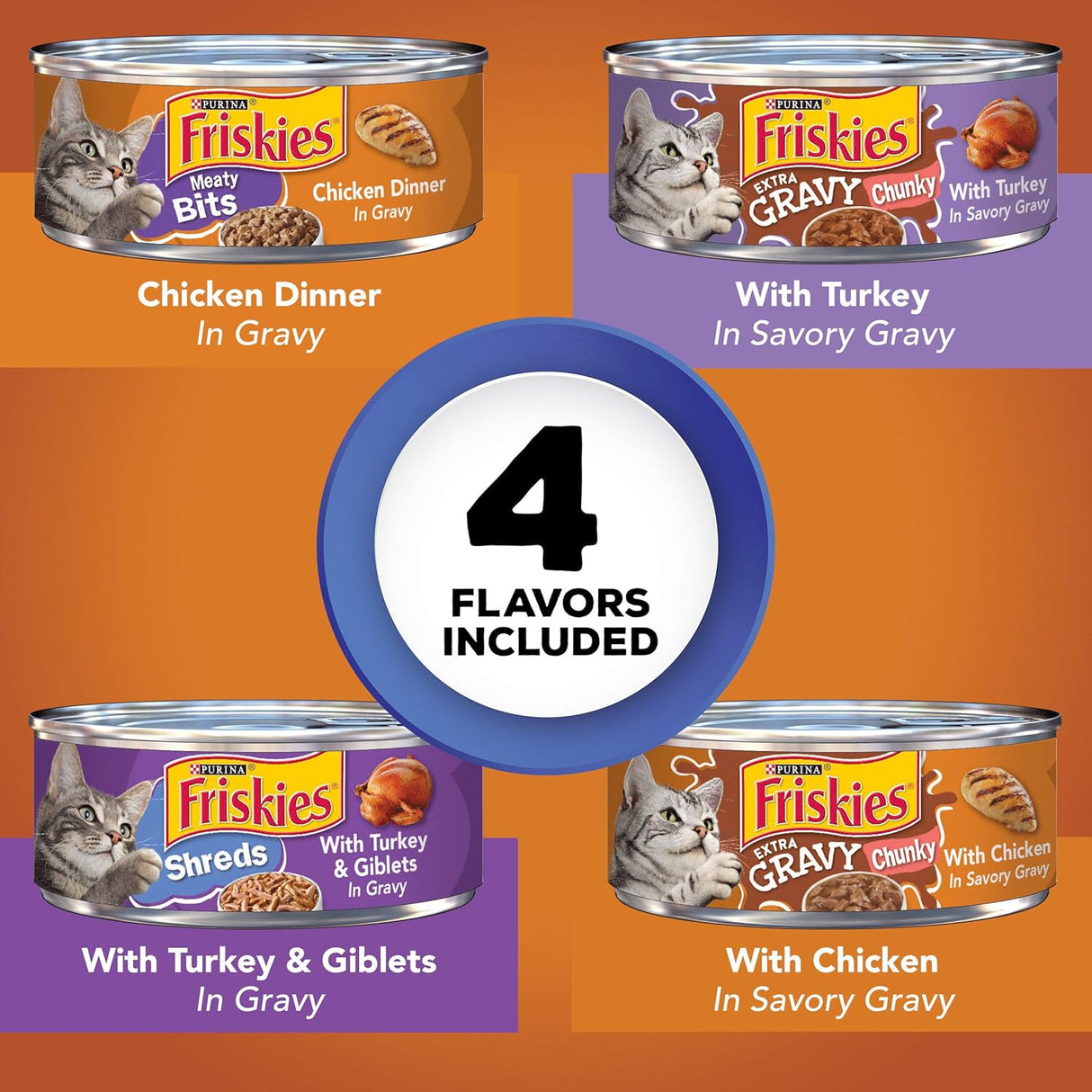 Alimento húmedo en conserva para gatos