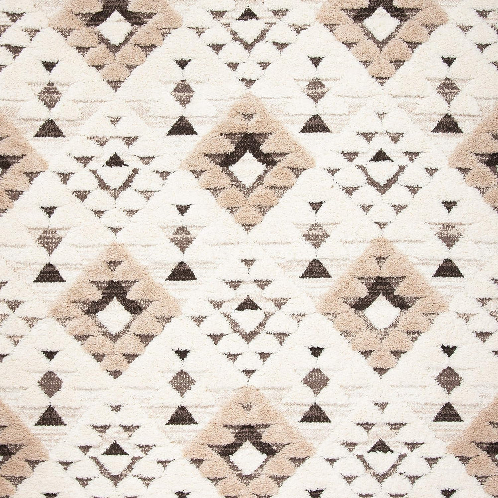 Alfombra Shag Tassel Safavieh, Diseño Boho, 2 Grosor, MTS688A