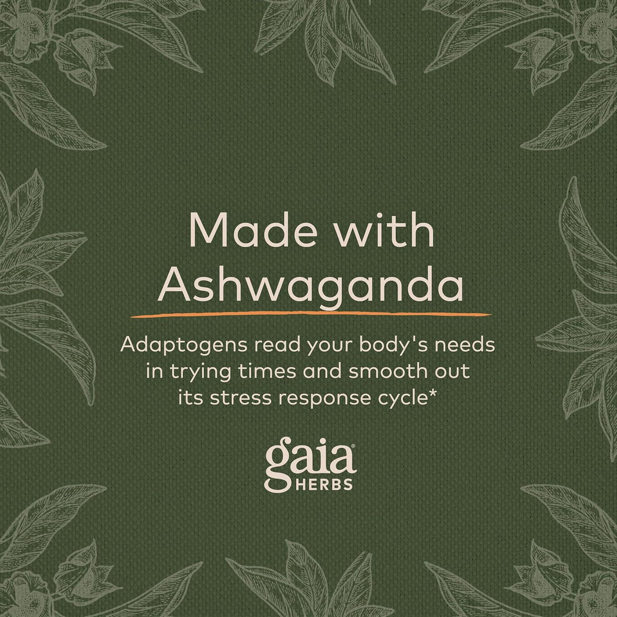 Cápsulas de Ashwagandha, Gaia Herbs, 60 Cápsulas, Energía y Ánimo