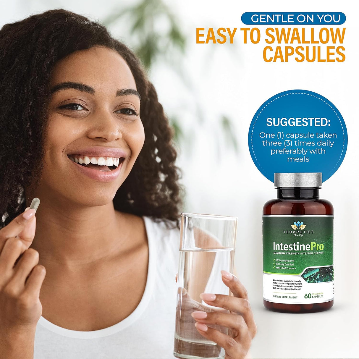 Suplemento IntestinePro de 10 días para personas con ajenjo