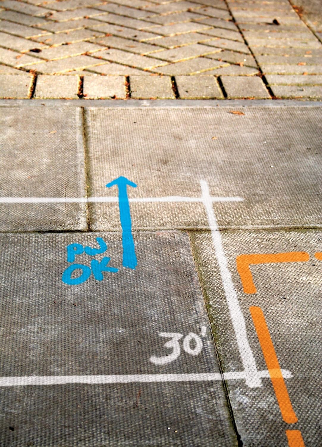 Pintura de marcado invertido, paquete de 12, rojo seguro