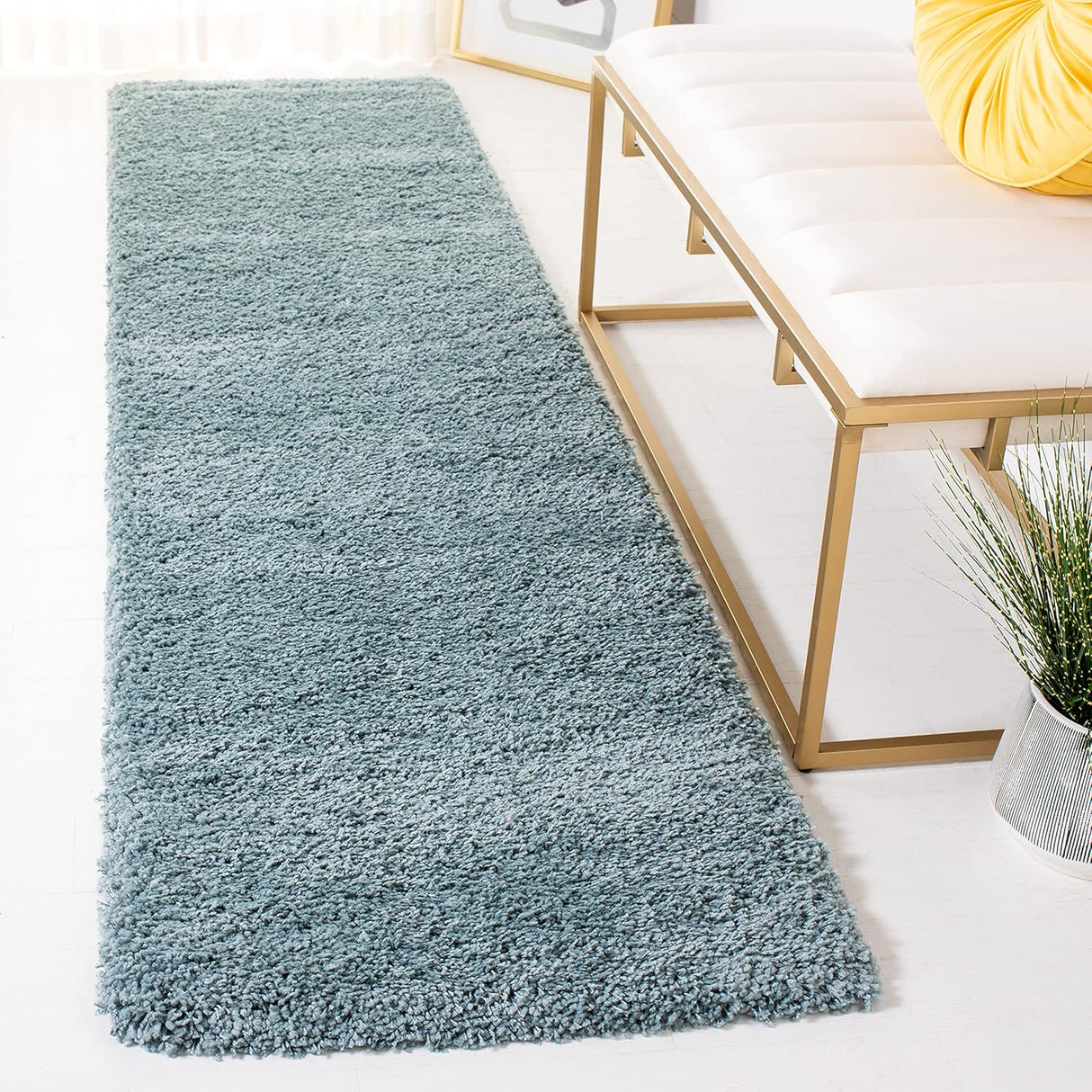 Alfombra Runner Shag - Antideslizante y de Fácil Cuidado (SG151-6060)