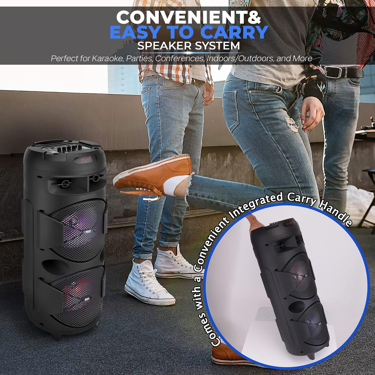 Parlante Portátil Bluetooth de 300 W PYLE-PRO PPHP2845B