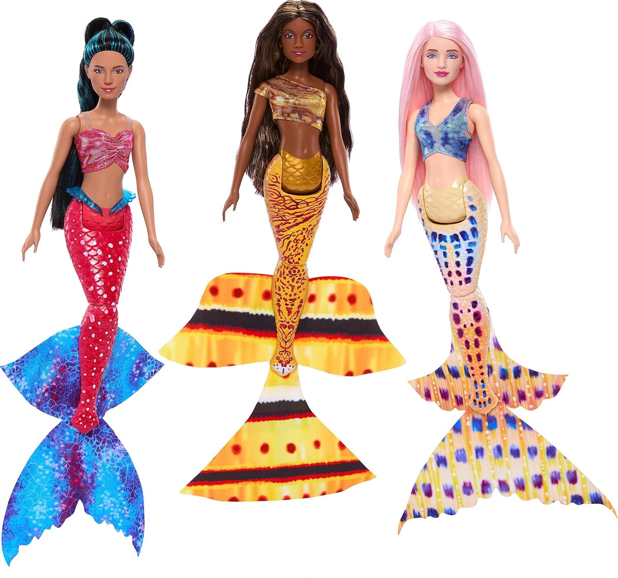 Muñecas Mattel La Sirenita Ariel Hermanas 7-Pack Colección