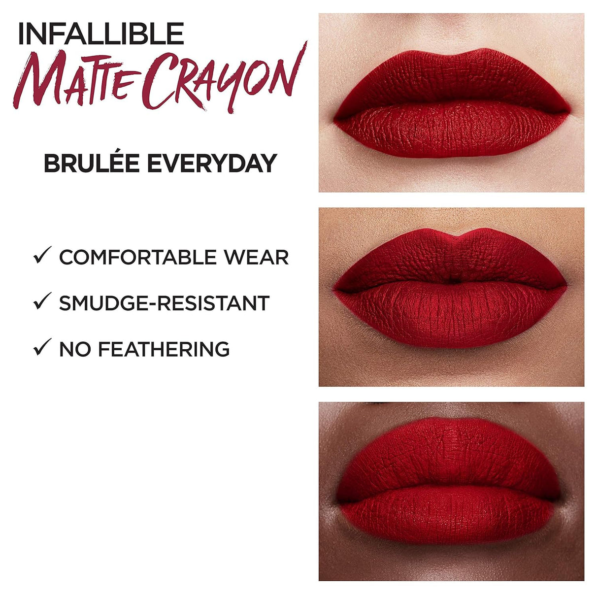 Lápiz Labial Mate Infallible, Brulee Everyday
