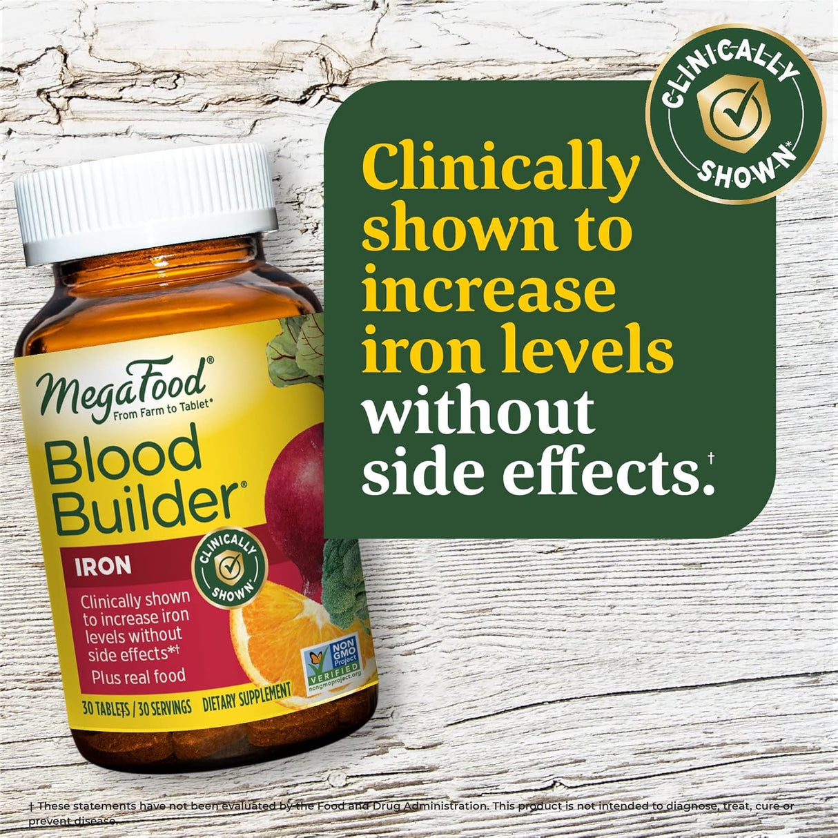 Suplemento de hierro Blood Builder estimulante energético