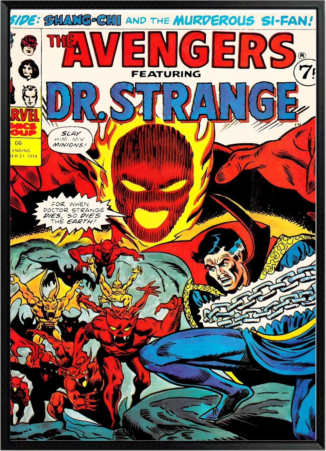 Posters Juego de 6 Avengers 20cm x 25 cm