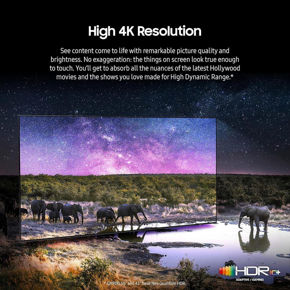 Televisor QLED 4K 43 Samsung, HDR, Dolby Atmos, QN43QN90D