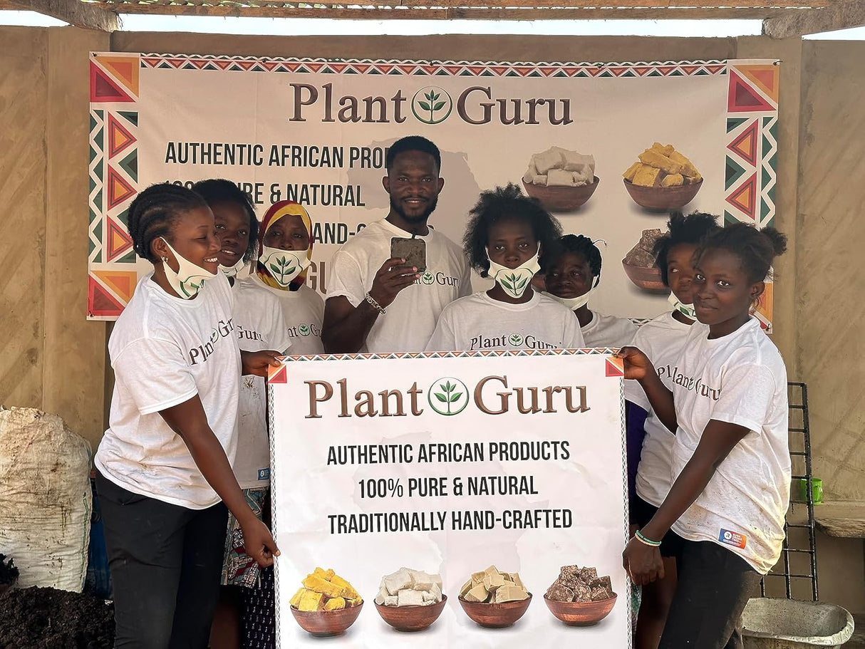Pasta de jabón negro africano de 8 onzas Plant Guru
