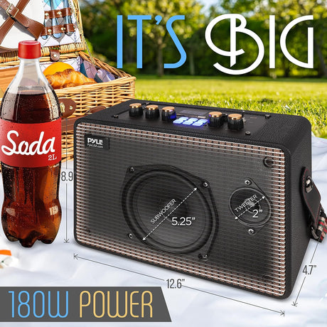 Altavoz Bluetooth vintage –PYLE-PRO PG680A
