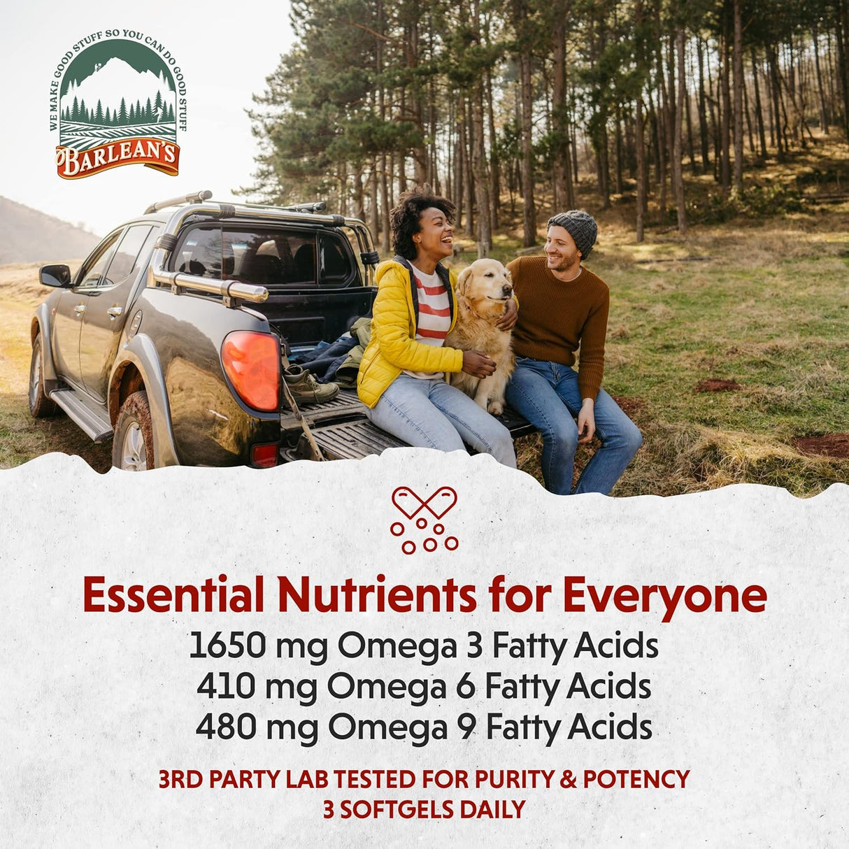 Suplemento de Aceite de Linaza Barlean's 1,650 mg ALA, 250 ct