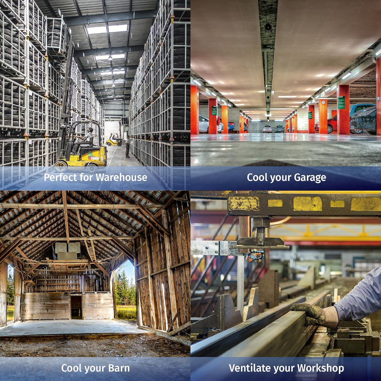 Ventilador de Piso Tornado 20, 3 Velocidades, 120° Inclinable