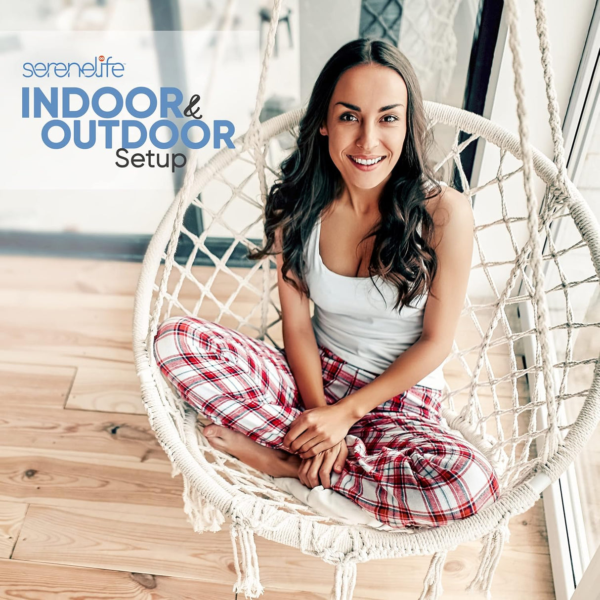 Hamacas o Silla de columpio individual SereneLife SLHMW31