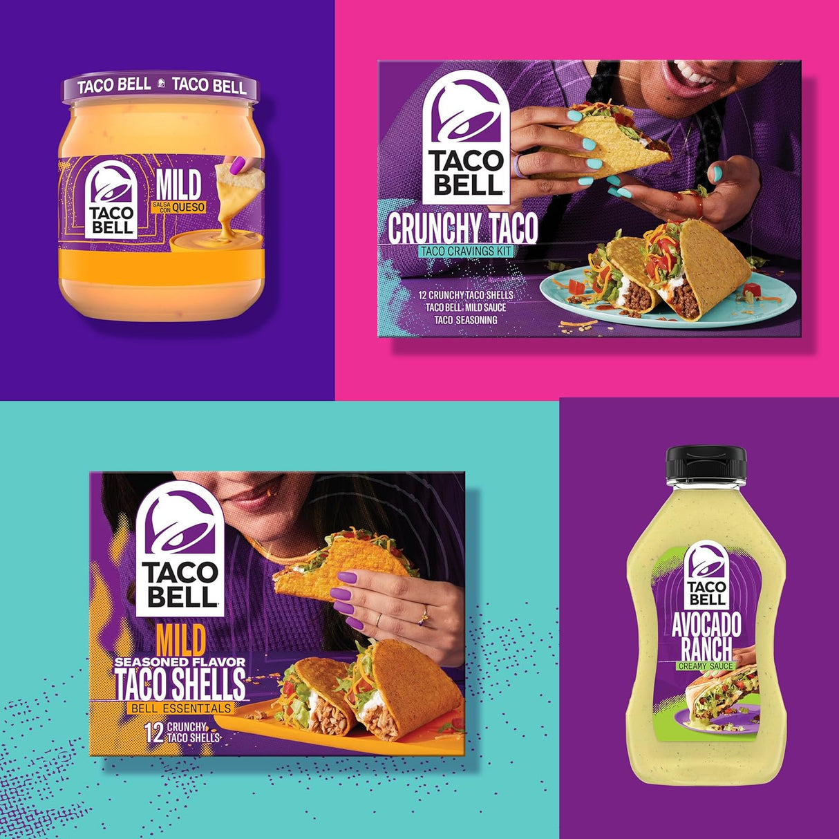 Salsa Crema de Aguacate Taco Bell, 12 oz, Sabor Cremoso