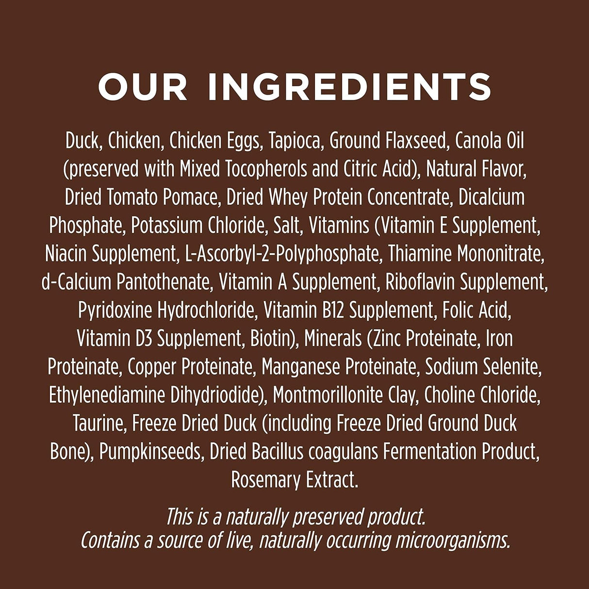 Instinct Ultimate Protein Free Cage Free Duck Recipe Alimento seco natural para gatos, bolsa de 4 libras