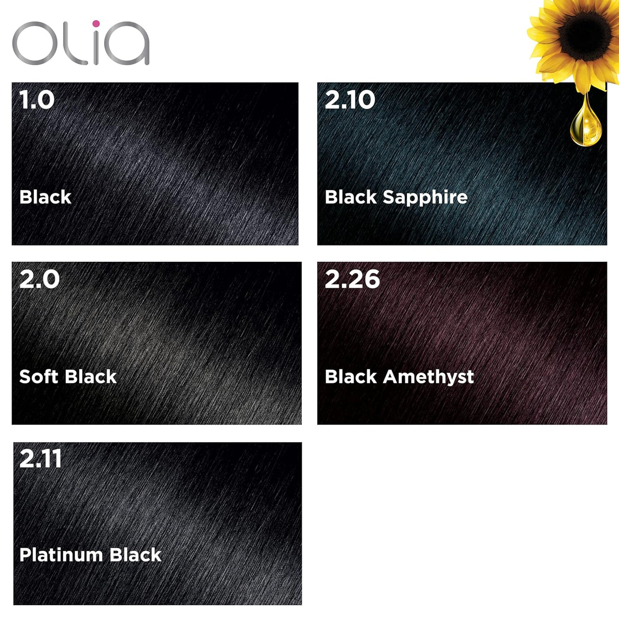 Garnier Olia Tinte permanent negro platino, 1 unidad-