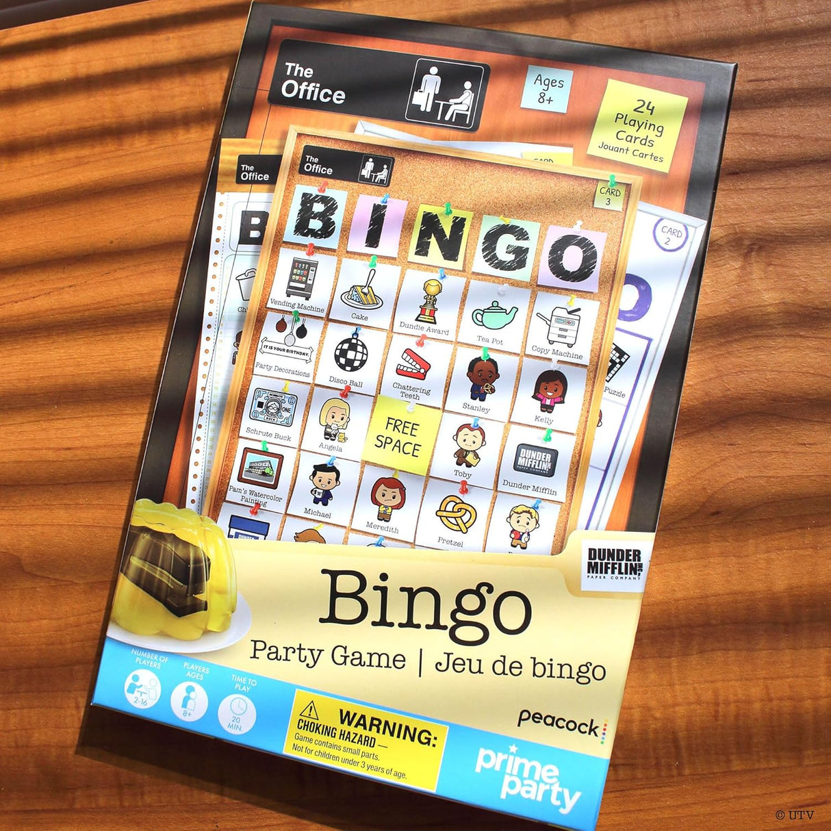 Juego de Bingo de The Office para 24 Jugadores - Fiesta y Cumpleaños