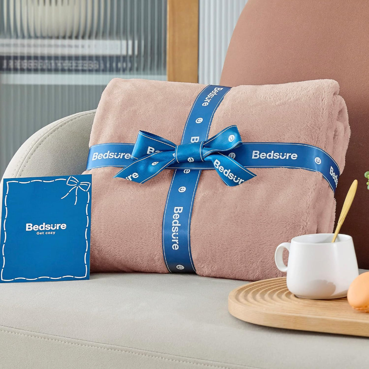 Manta Fleece Bedsure - Suave y Ligera para Sofá y Cama