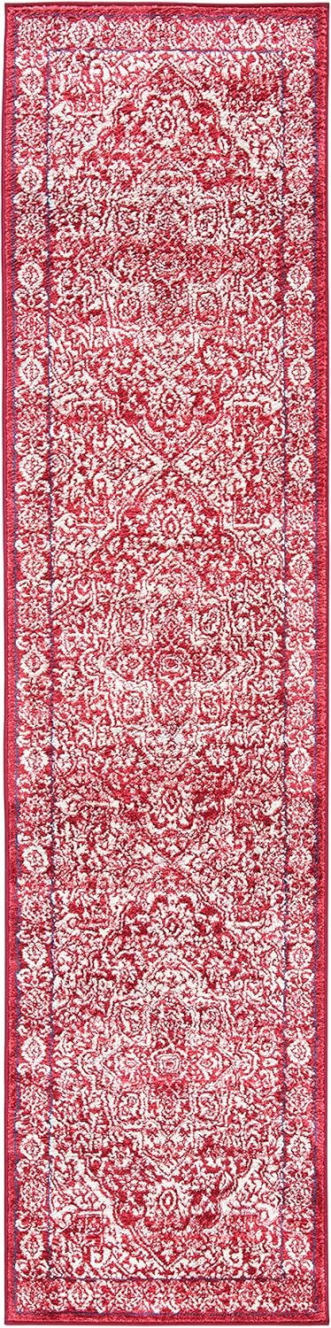 Alfombra Runner Medallón Distressed para Sala y Pasillo BNT832Q