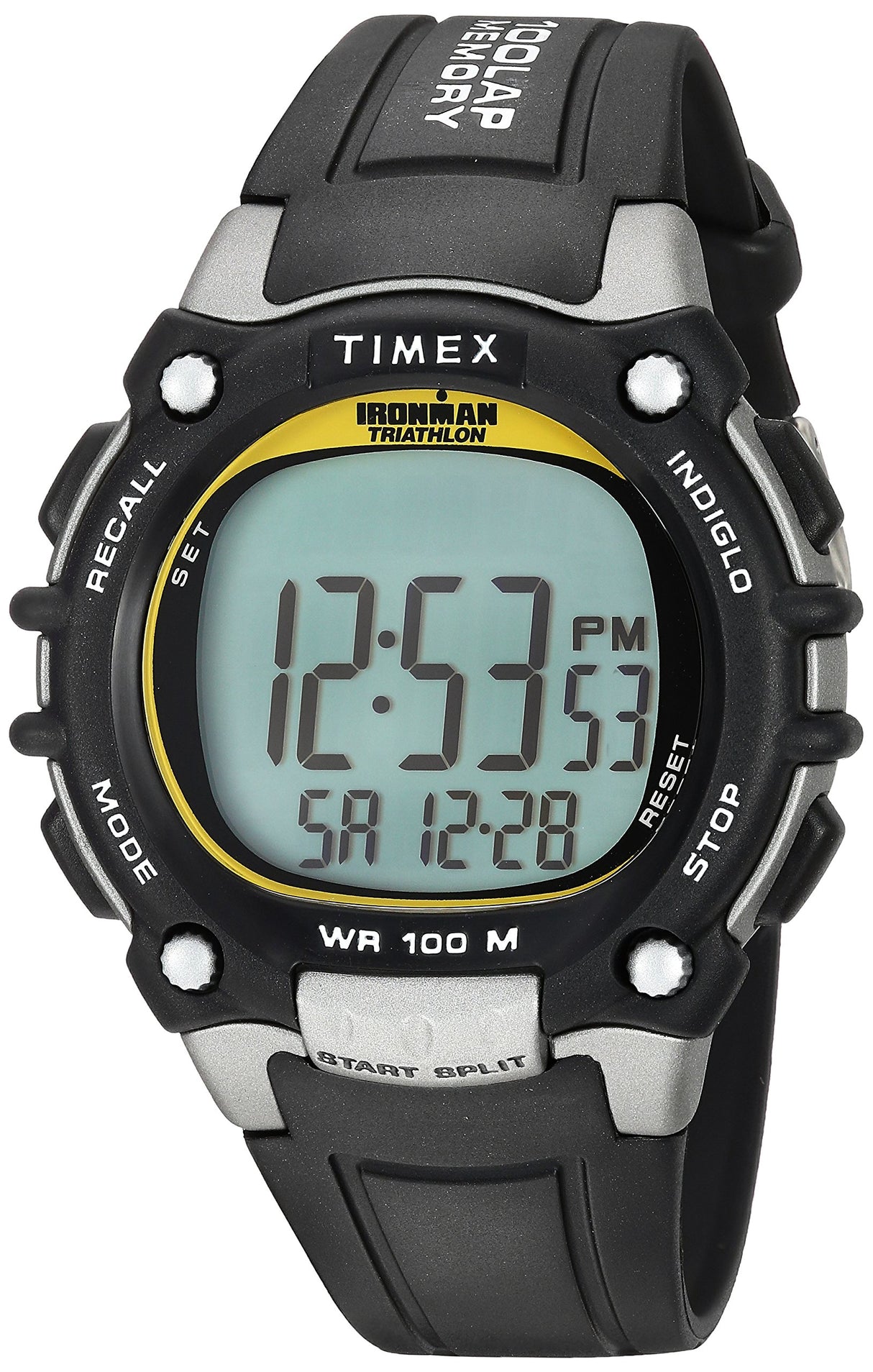 Reloj Timex para hombre con correa de resina negra