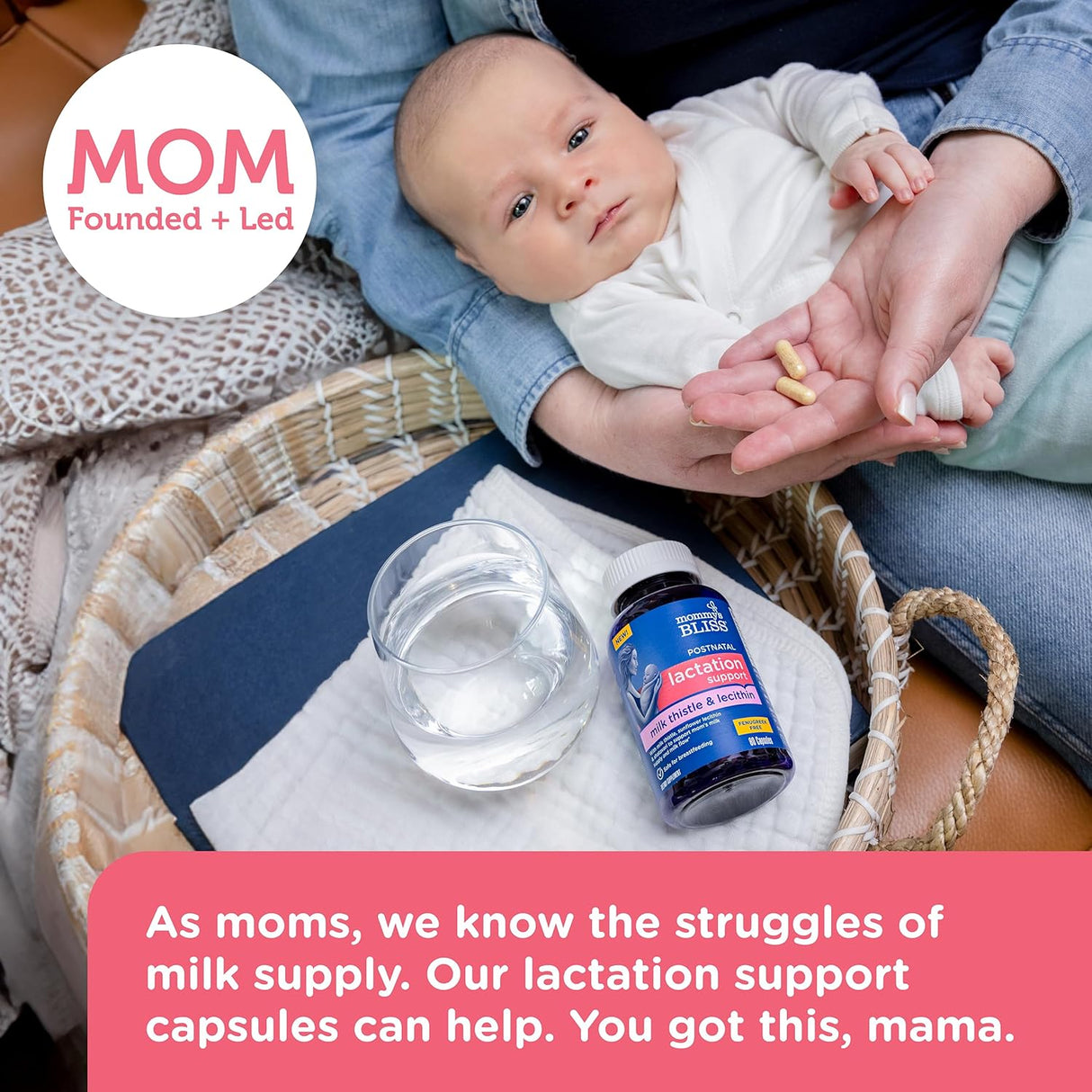 Soporte posnatal para lactancia, contiene cardo mariano 60u