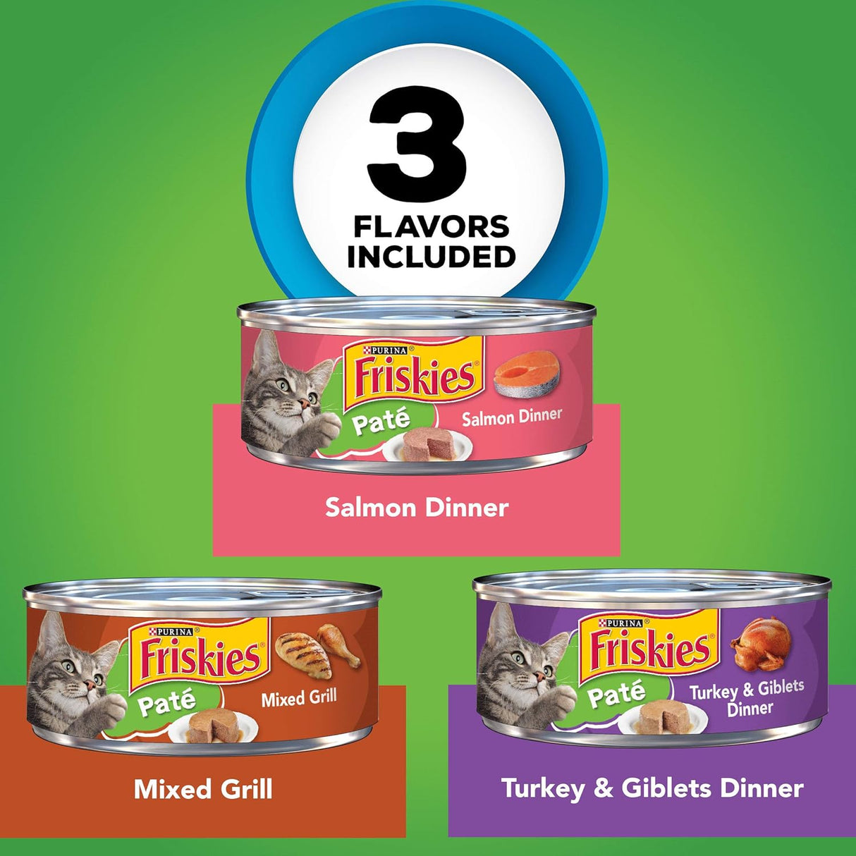 Alimento para gatos húmedos variedad Tamaño: 2 Packs of 12