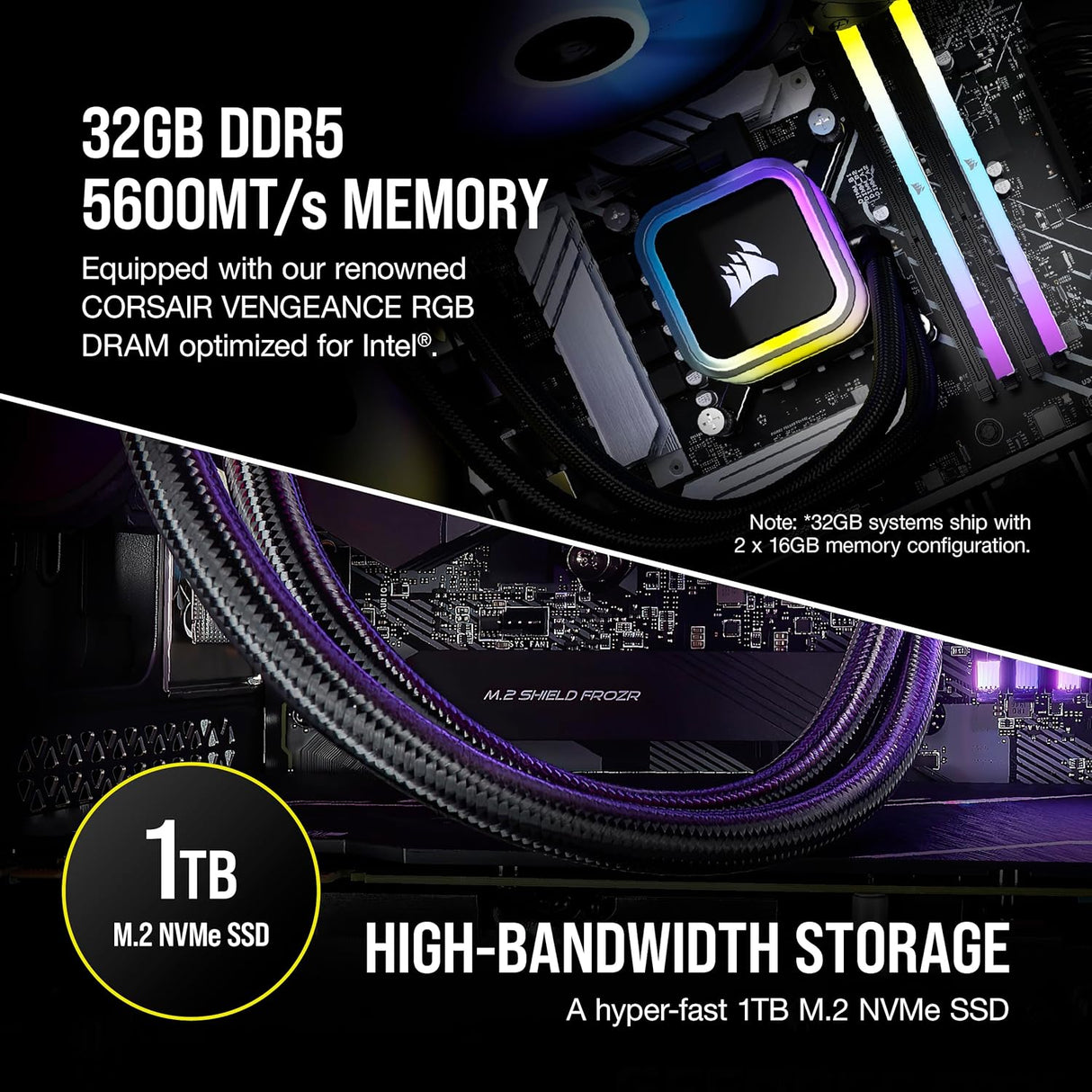 Computadora Corsair Vengeance i7400 Series PC para juegos