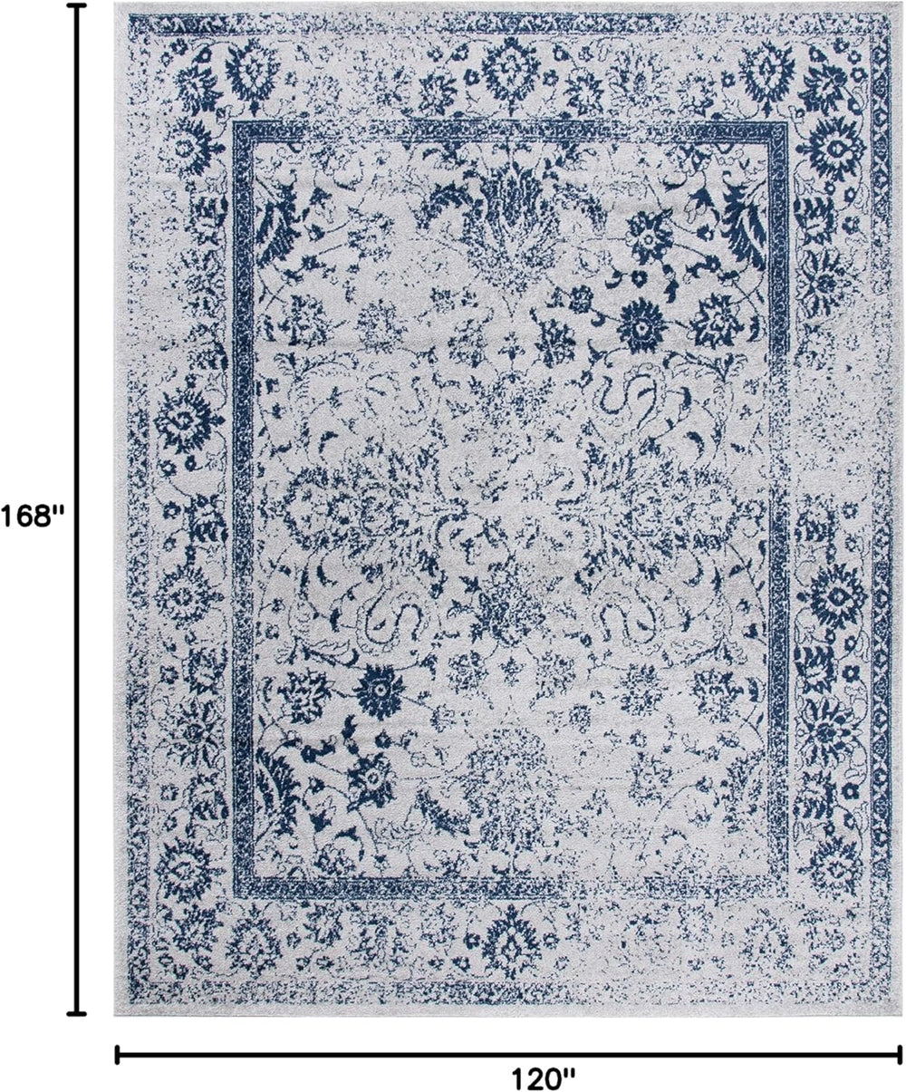 Alfombra de Área, Diseño Oriental, Ideal para Áreas de Tráfico (ADR109P)