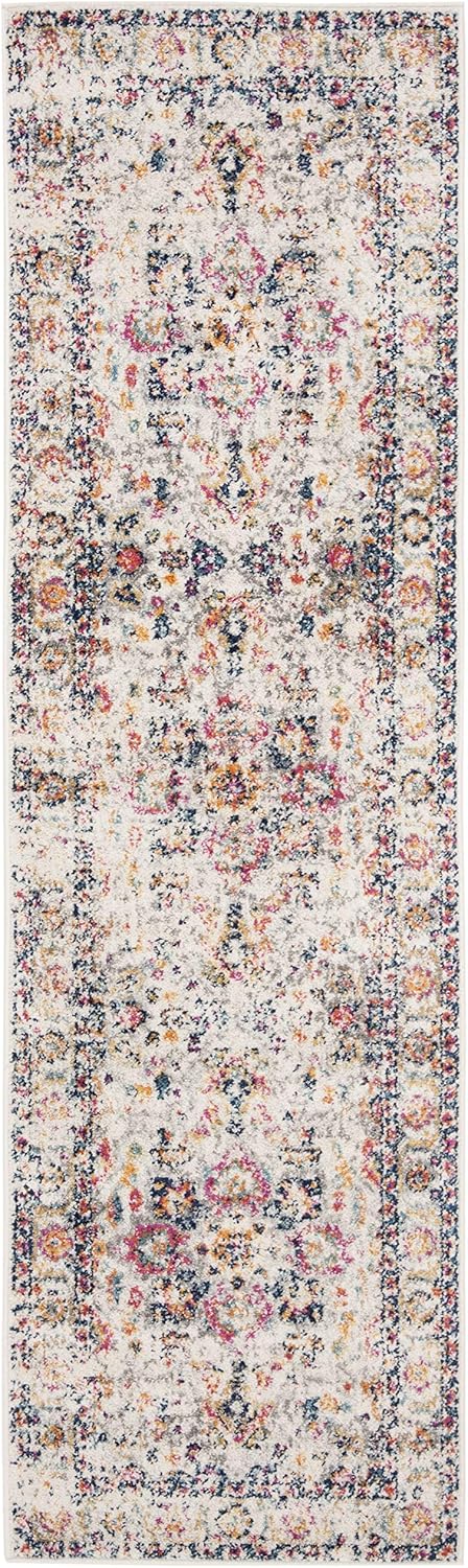 Alfombra Runner de Diseño Medallón, Antideslizante y Fácil Cuidado