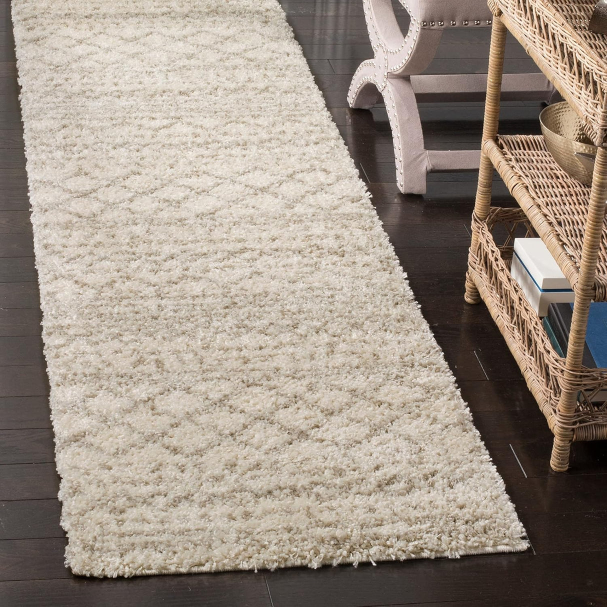 Alfombra de área Shag 1.6 gruesa, modelo ASG741A
