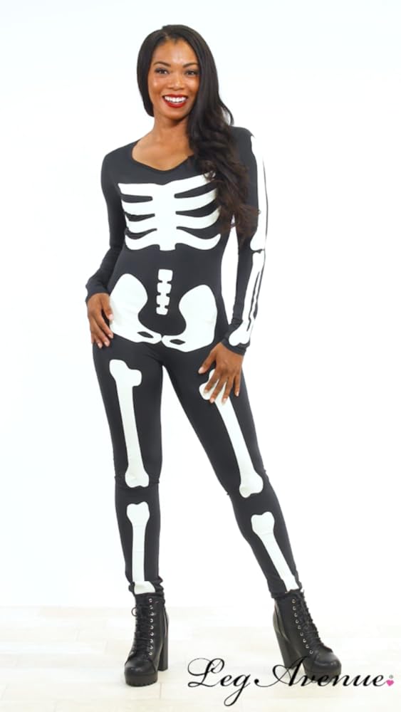 Traje de esqueleto que brilla en la oscuridad