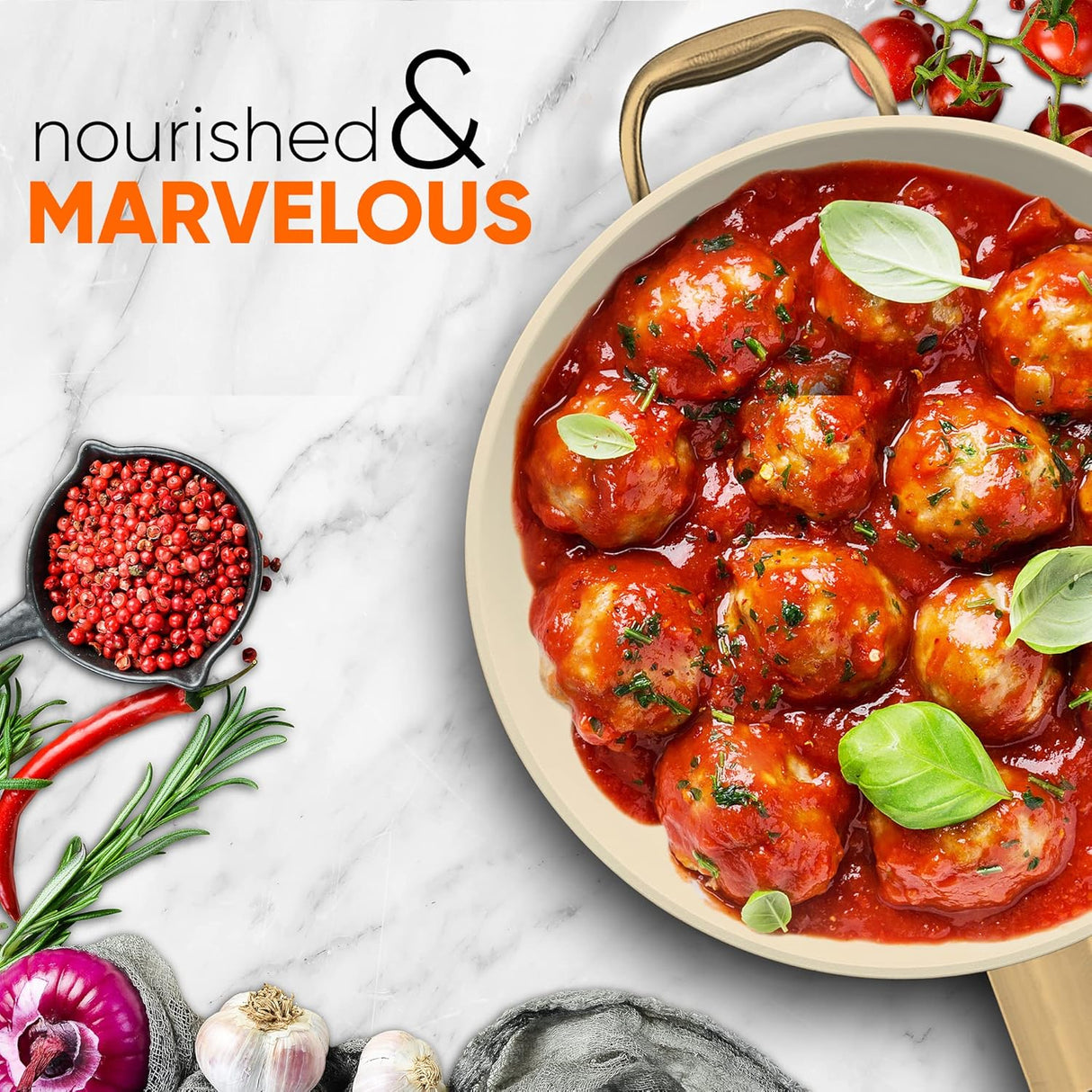 Sartén extra grande antiadherente NUTRICHEF NCHG14