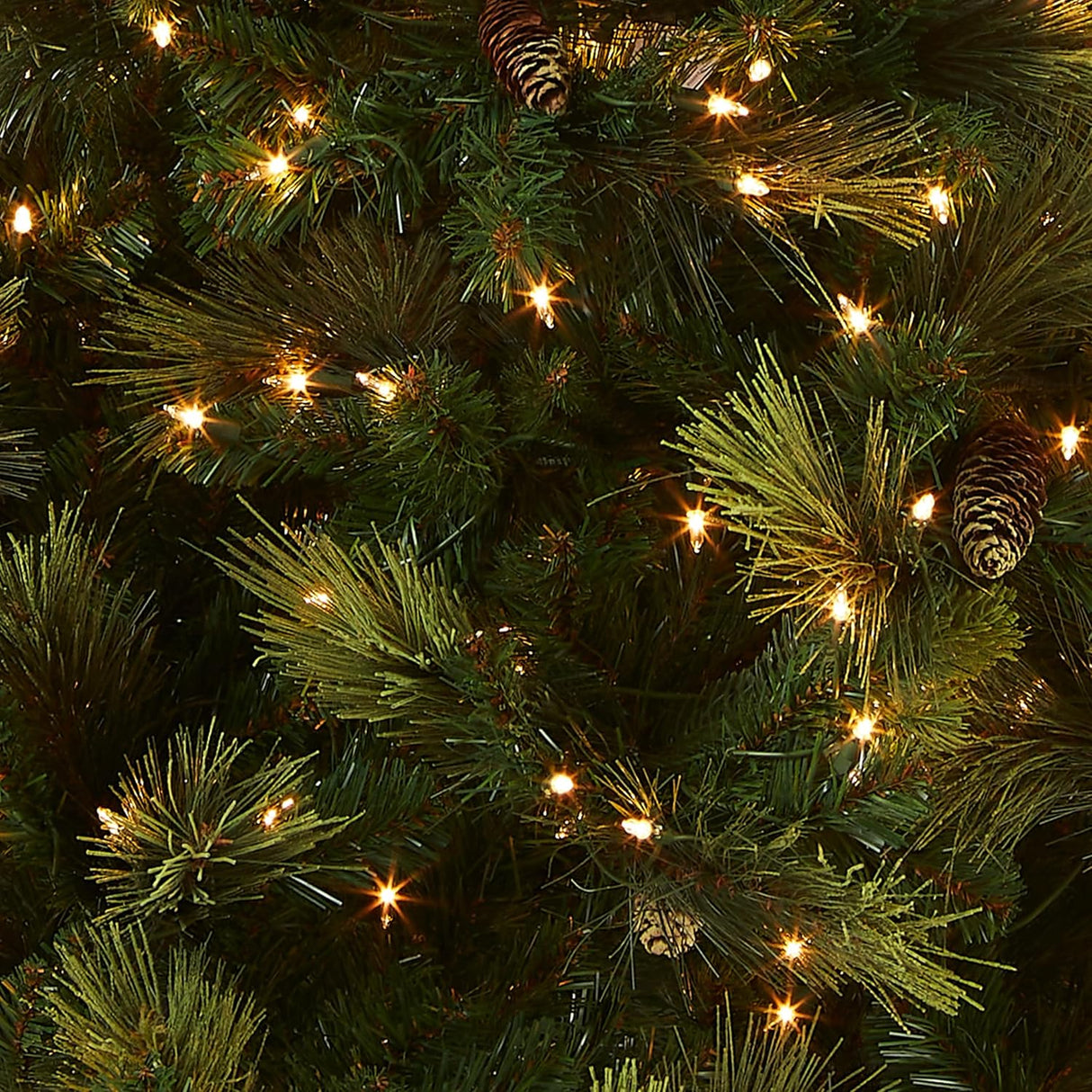 Árbol de Navidad Artificial National Tree 7.5ft, 750 luces claras