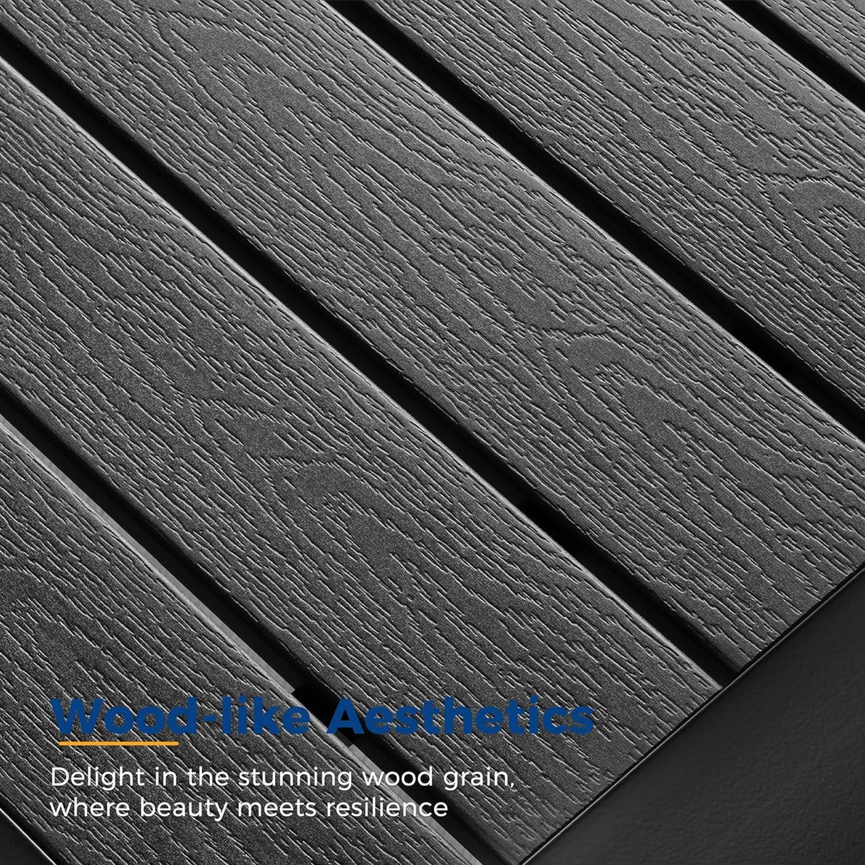 Wisteria Lane Juego de muebles de aluminio para patio, juego de conversación al aire libre, sofá modular de metal con cojín de 5 pulgadas y mesa auxiliar para balcón, patio trasero, jardín, marco