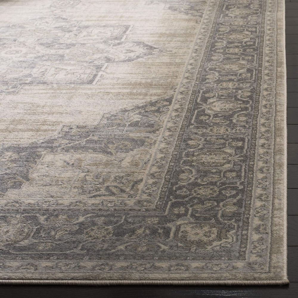 Runner de alfombra con diseño medallón, fácil cuidado, modelo BNT865B