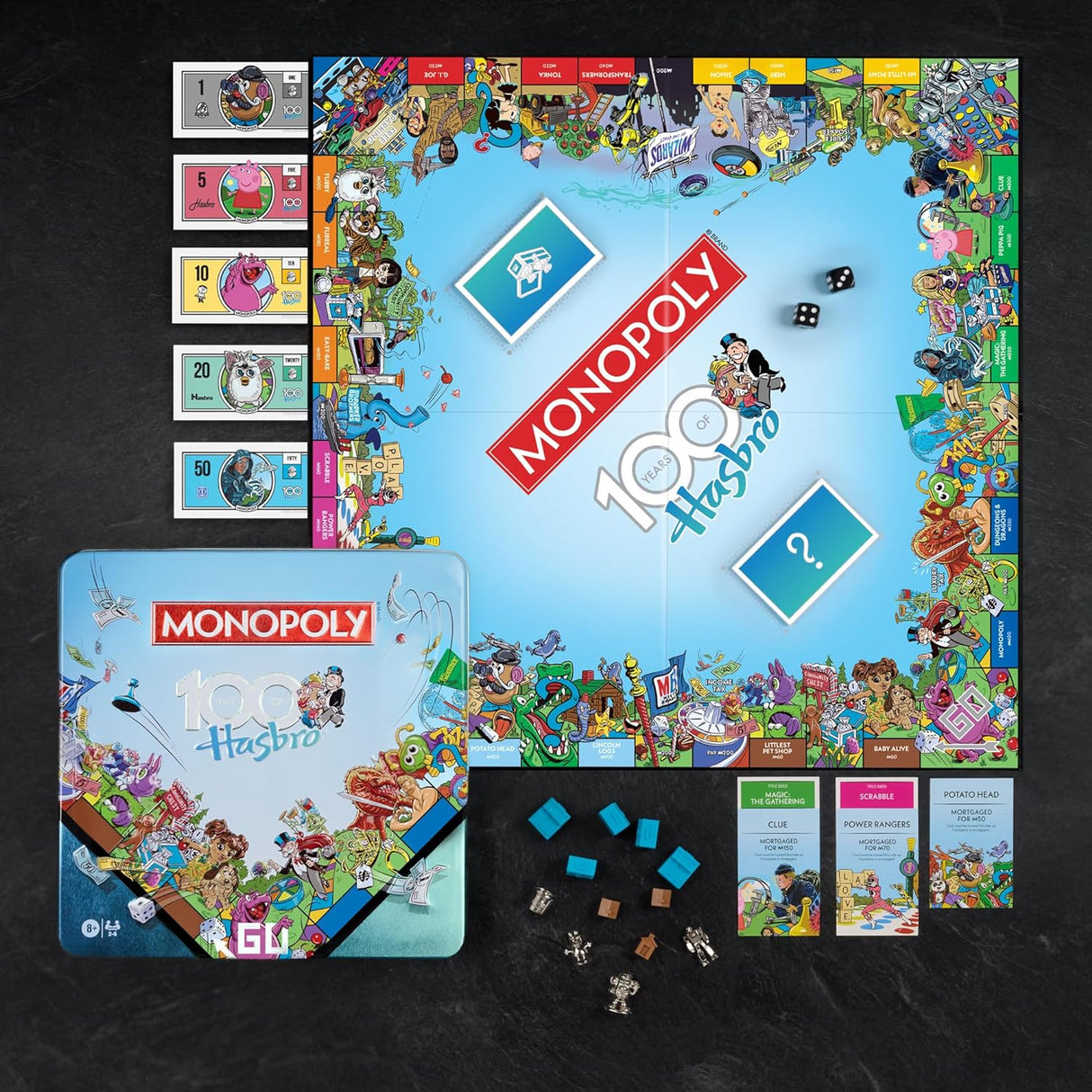 Monopoly Edición 100 Aniversario de Hasbro, Juego de Mesa