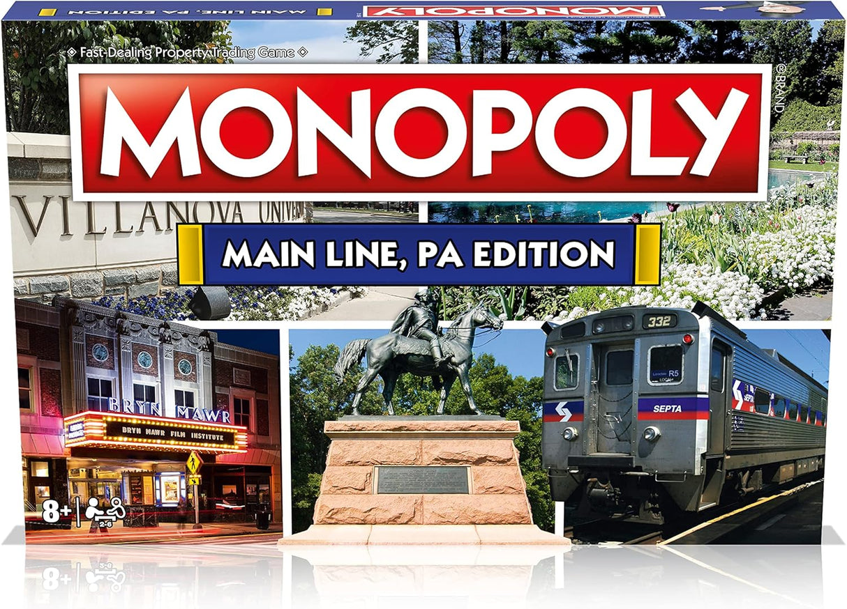 Juego de Mesa MONOPOLY - Edición Main Line, 2-6 Jugadores