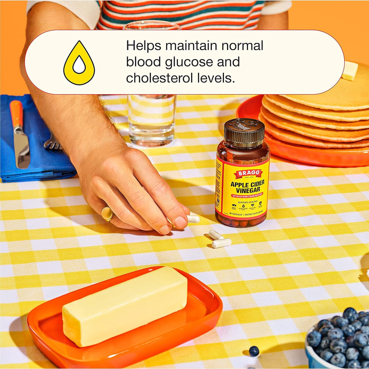 Cápsulas de vinagre de sidra Vitamina D3 y zinc control peso