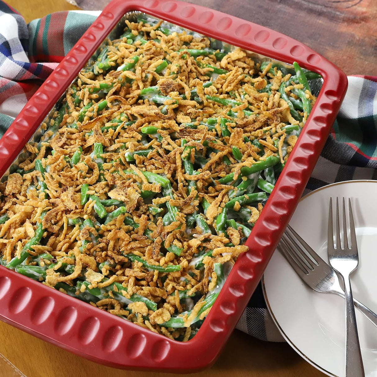 Portador para servir y cazuela para sartenes de papel de aluminio de 9 x 13